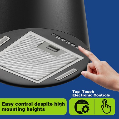35cm island cooker hood with - 35cm,