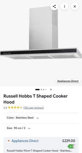Russell hobbs rhgch903ss - hobbs, 90cm