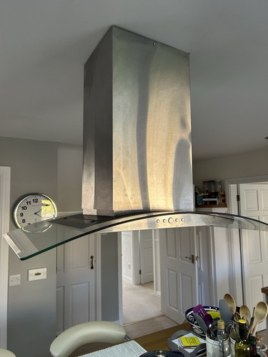 Electriq 90cm curved - 90cm, glass